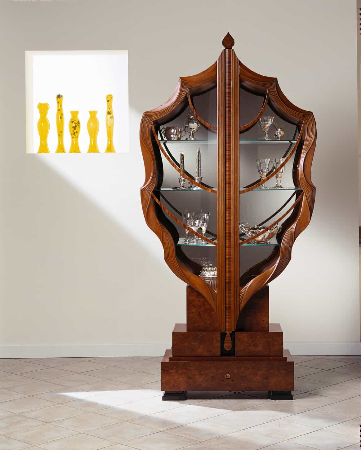 Leaf Glass Cabinet Carpanelli